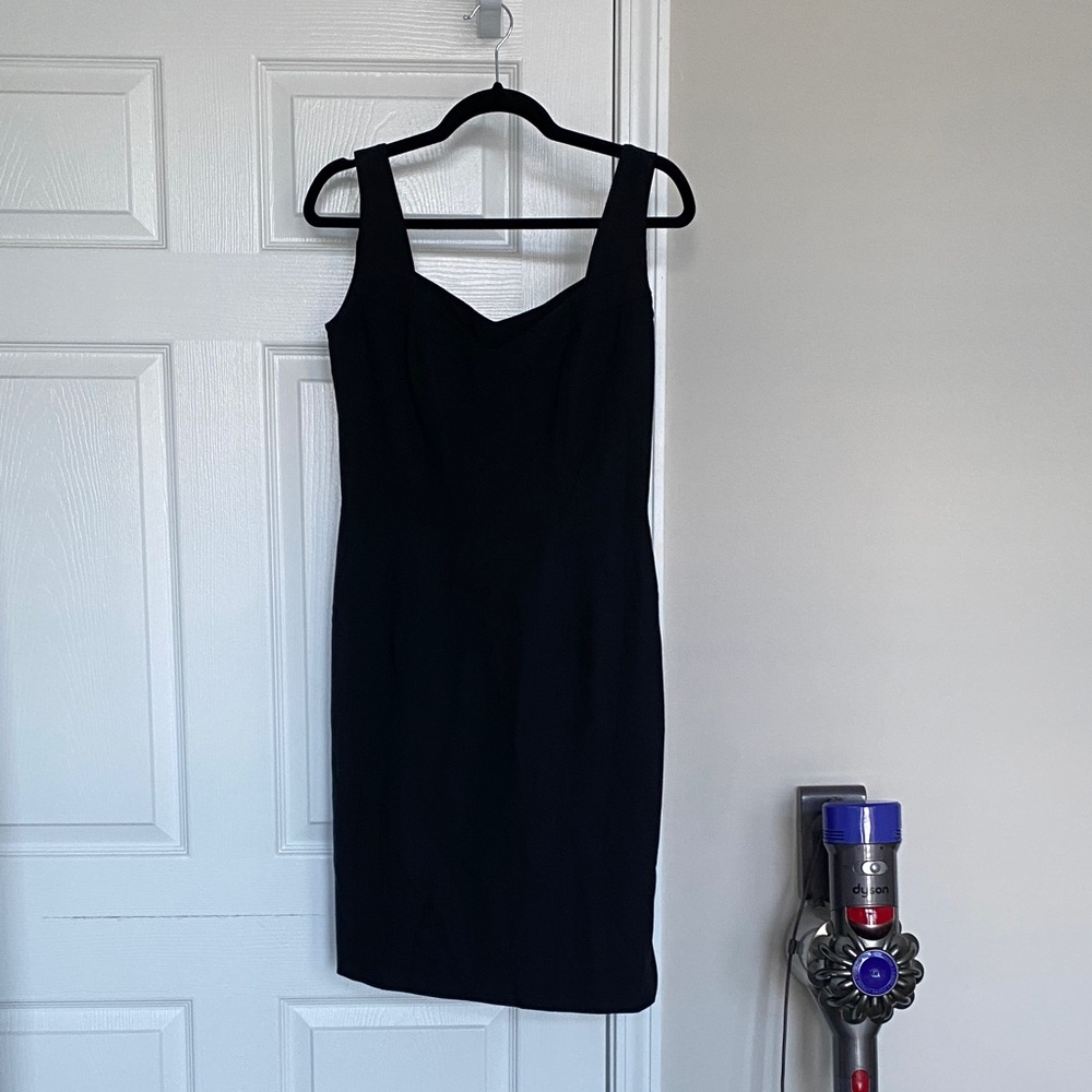 John Galliano Classic Black Midi Dress